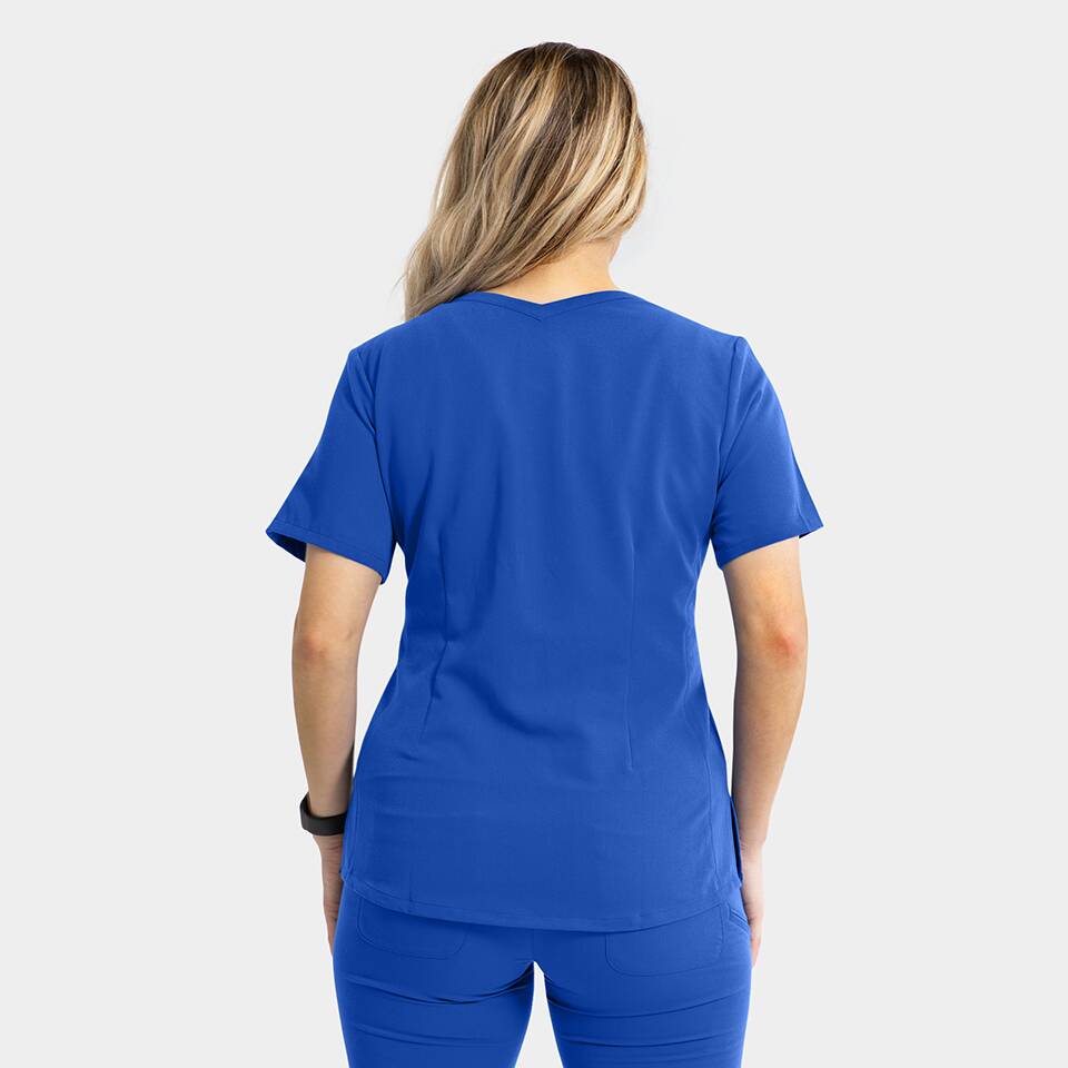 Women's V-Neck Scrub Top | 3803 4 Women's V-Neck Scrub Top | 3803 - Image 2