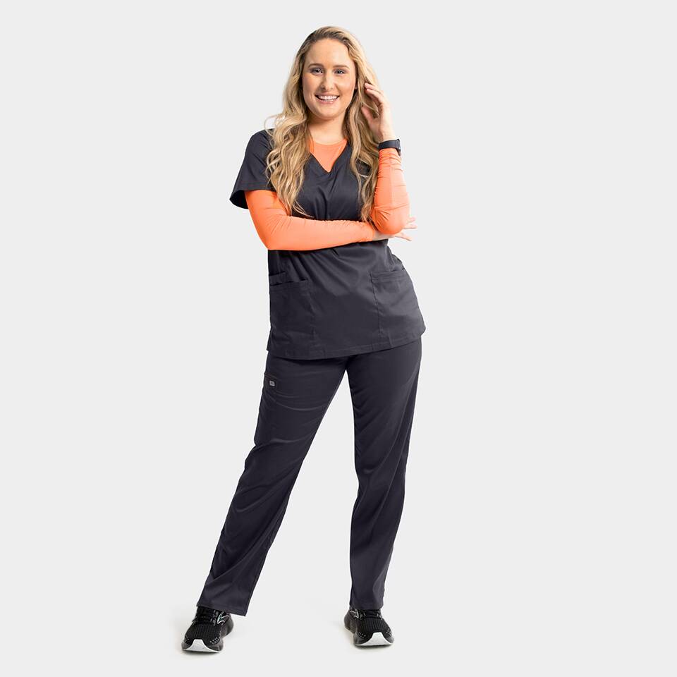Women's Mock Wrap Knit Side Top | 2803 8 Women's Mock Wrap Knit Side Top | 2803 - Image 6